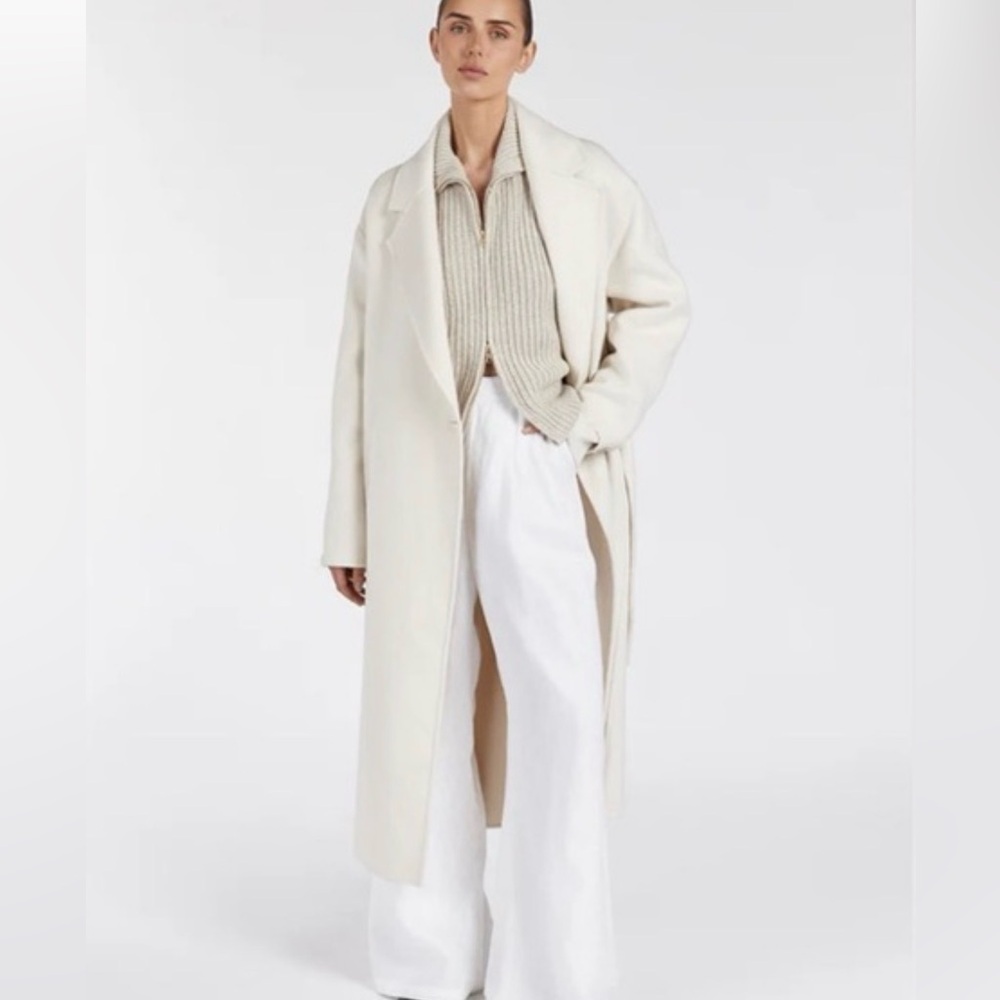 DISSH Cream Wool Coat